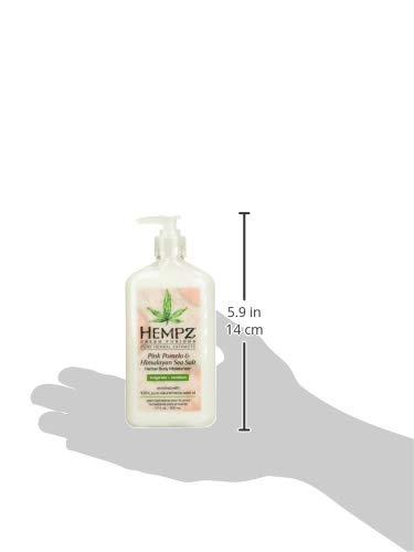 HEMPZ Body Lotion Pink Pomelo & Himalayan Sea Salt Daily Moisturizing Cream, 17 Fl Oz: Pink Pomelo 17 Ounce (Pack of 2)