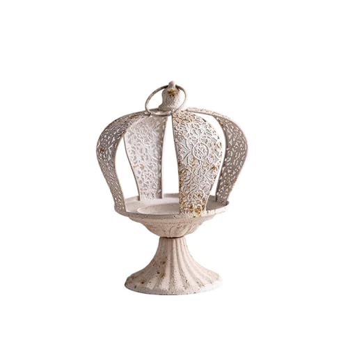 Bougeoir chandelier en fer forgé créatif pour décoration de table ancienne