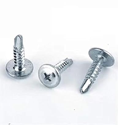 NADEEMS World Stainless Steel SS410 Self Drilling Screw Sheet Metal Tek Screws Driller Roofing Screw (8 x 13 mm (1/2"), pack of 100) (B0CJ9HNM1Q) Amazon Price History, Amazon Price Tracker