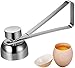 Price comparison product image nuoshen Egg Topper, Stainless Steel Eggshell Cutter Kitchen Egg Opener Tool Egg Cracker Remover Egg Shell Separator for Hard Soft Boiled Eggs