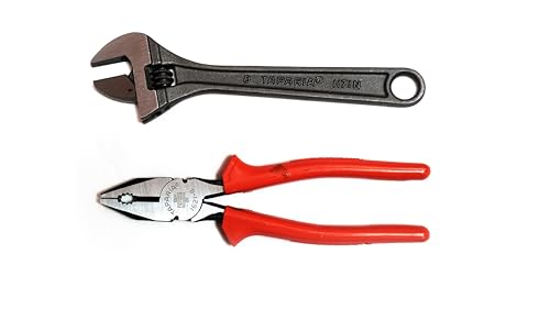 Taparia TK001 1621-8, 1171-8 Combination Plier 8", Adjustable Spanner 8" Set (B0CKW4VPW2) Amazon Price History, Amazon Price Tracker
