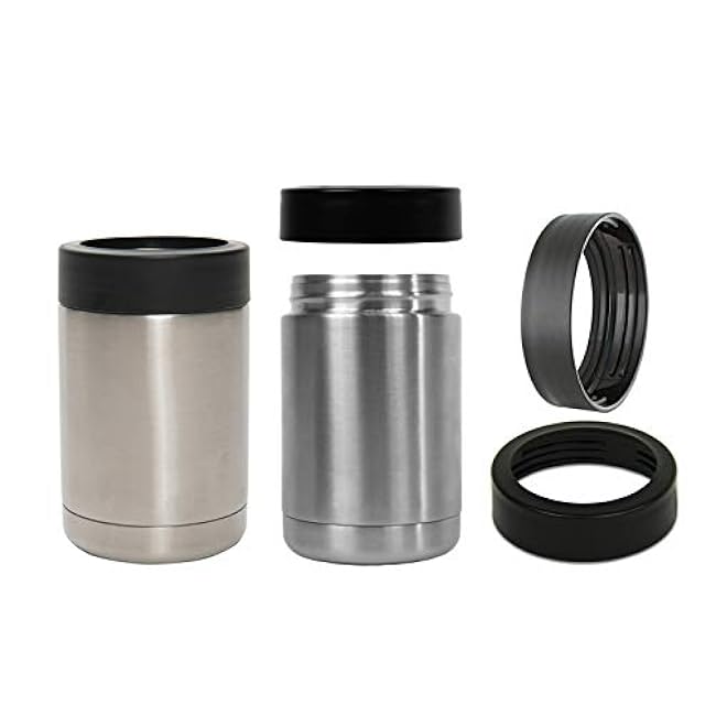 12 oz Tumbler, Double Wall Stainless Steel Insulated Can Cooler, Beer Bottle Holder