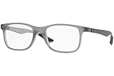 ray-ban 0rx8903 montature, grigio (matte transparente grey), 53 uomo