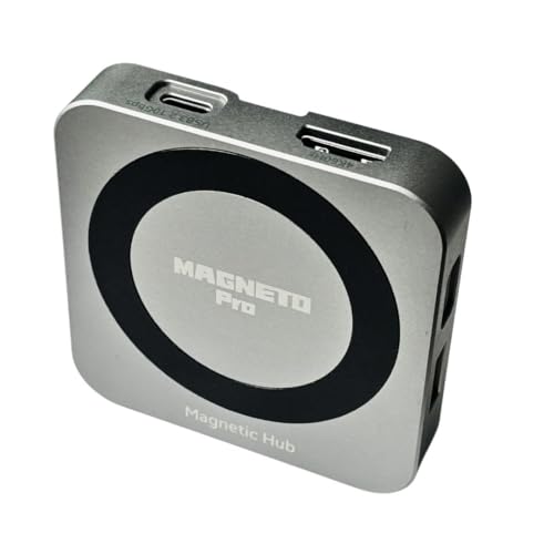 Image of Magneto Pro Magnetic 8 in 1 Type-C Enclosure with M.2 NVME Slot for Storage Expansion Upto 2TB - Compatible with iPhone 15 /16 Series,MacBooks,iPads,Android and Windows Laptops