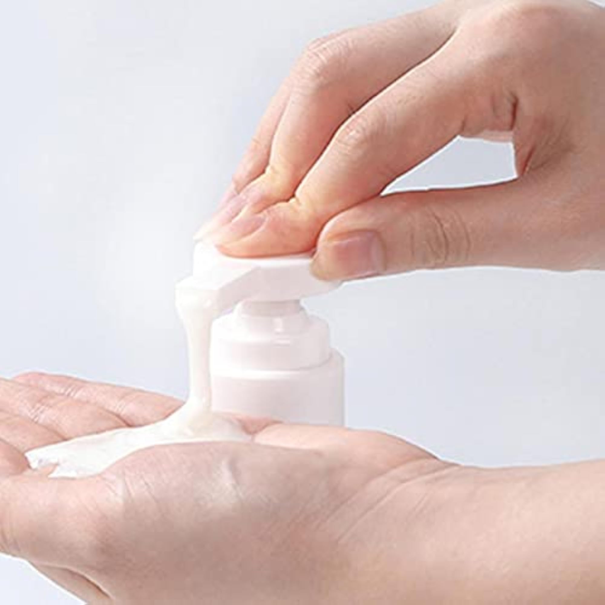 Empty Dispenser Bottle Push Type for Shampoo, 600ml