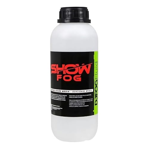 Fluido para máquina de neblina, fórmula líquida interna para festas e eventos, fumaça de alta densidade, 1 litro