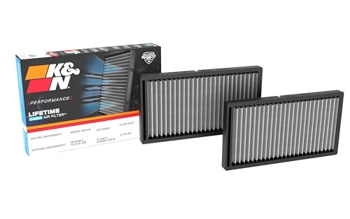 Filtro de aire de cabina K&N VF1019 lavable y reutilizable para coche