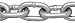 Campbell 0129532 Low Carbon Steel Mooring Chain in Drum, Hot Galvanized, 5/8" Trade, 0.63" Diameter, 150