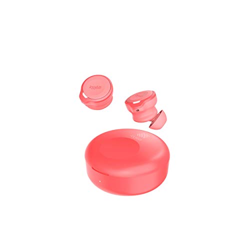 233621 Zen True Wireless Bluetooth Earbuds Hybrid Active Noise-Canceling Headphones Touch Control with Wireless Charging Case Built-in Microphone IPX4 Waterproof Bluetooth 5.0 Earphones (Pink)