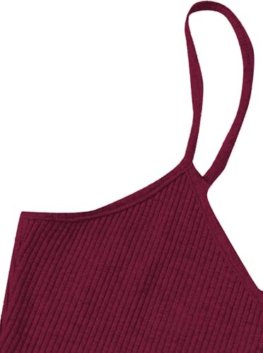 Image of Avanova Women Sexy 2 Piece Pajama Set Ruffle Trim Cami Top and Shorts Sleepwear Set