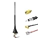 Produktbild Eightwood DAB Antenne Autoantenne Splitter Verstärker SMB auf DIN-Anschluss Universal Dach DAB Antenne 5M 16.4ft Kabel für FM Radio DAB Autoradio Pioneer Alpine MEHRWEG