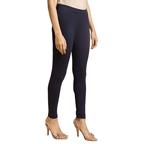 Image of W for Woman Women's Regular Fit High Rise Coral Cotton Jersey Tights