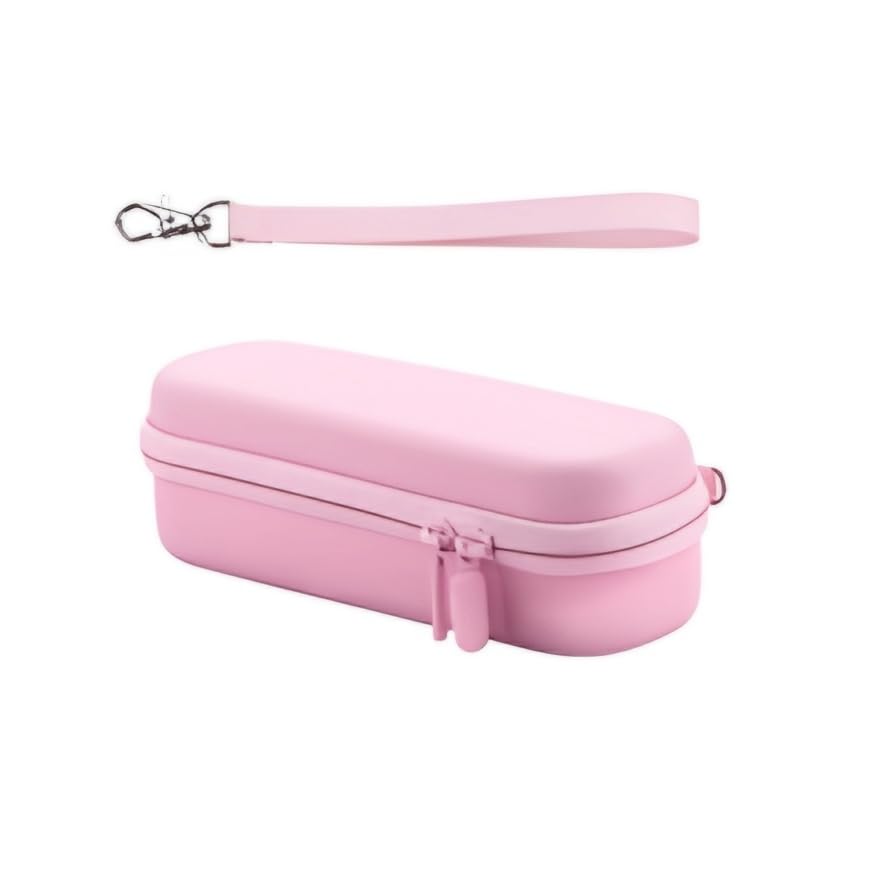 GetZget® Carrying Case Bag for DJI Osmo Pocket 3 PU Water Splash Proof Protective Storage Hand Luggage Bag Accessories (Pink)-image-38