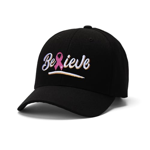 Image of Embroidered Baseball Cap for Women Men Adjustable Baseball Hat Black Baseball Cap Trucker Hat
