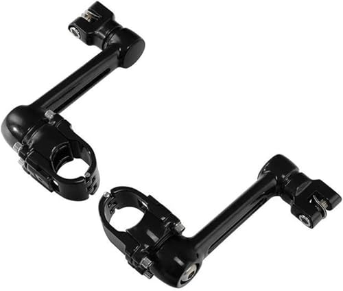 Repose-pieds de moto noir en alu forgé haute résistance pour Goldwing GL1800