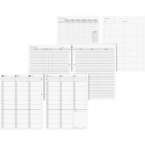 BRUNNEN Wochen-Ersatzkalendarium Lehrer-Sortiment 2023/2024 2 Seiten = 1 Woche Überformat A4: 23 x 29,7 cm weiß