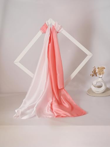 Image of Printed Poly Silken feel Scarf Stole for Women | Stylish, Soft, & Lightweight | Satin Feel Neck Scarf, Hair Scarf, Head Scarf for Women