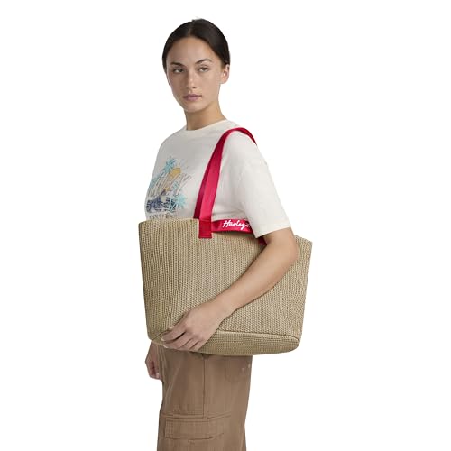 Bolso Tote de Paja para Mujer Hurley miniatura 3