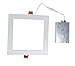 NICOR Lighting 6 inch 4000K LED Edgelit Flat Panel Retrofit Downlight, Square (DLE6-10-120-4K-SQ-WH)