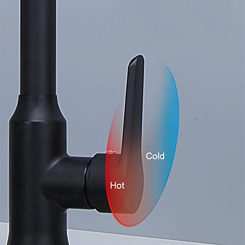 Robinet de cuisine monotrou eau chaude froide pour évier moderne