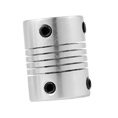 OSALADI 8pcs Thimble Coupling Aluminum Alloy Spring Printer Winding Coupling Step Servo Motor Encoder Shaft for Diy Step