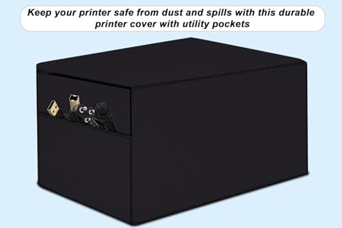 Image of Stylista Waterprood and Dustproof Printer Cover Suitable for Brother Auto Duplex HL-L3220CDW, Heavy-Duty coffee Thick Polyester