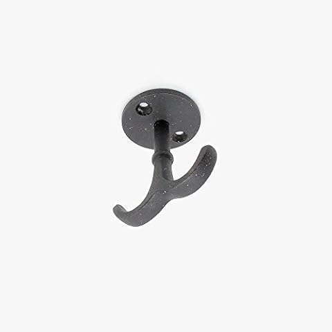 Antique Black Under Bar Or Shelf Hook Solid Underneath Coat Hook Hooks Wall Mounted Door Hook Hanger for Hat Coat Clothes Kitchen Bathroom Bedroom Office (with Screws) Cover