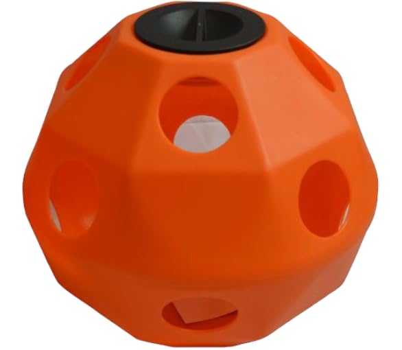 Hay Ball Feeders for Horses and Ponies (Free Delivery) (Orange, 75mm)