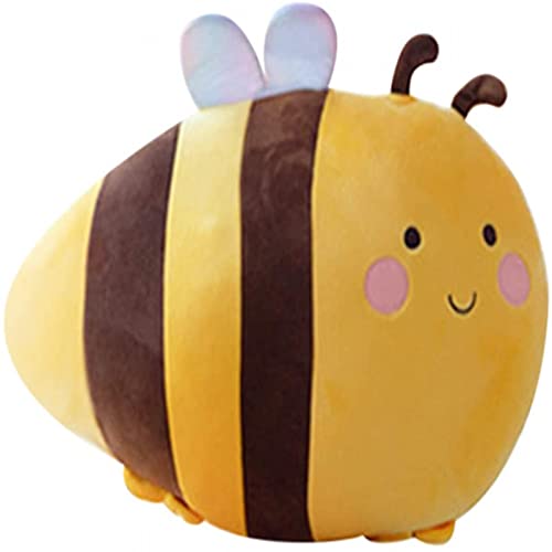 LiaoHua Juguetes de Animales de Peluche, Forma Linda de Pato/Abeja, Almohada de Felpa, Respaldo Suave y gordito, Adecuado para Regalos de cumplea�os Infantiles(20 Pulgadas,Bee)
