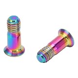 Bicycle Rear Derailleur Bolts, Anti Rust Titanium Alloy Derailleur Screw M5x14.2mm Resistance for Bi