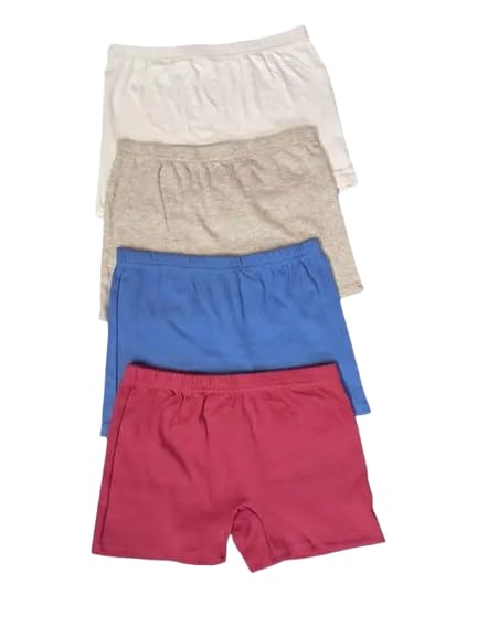 louryn koulyn Cotton Underwear for Women Boyshort Panties Full Coverage Boxer Briefs Stretch Boy Short Undies 4 Pack-picture-36