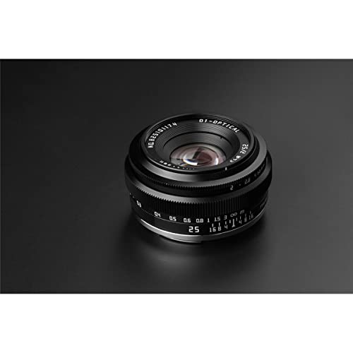 TTArtisan APS-C 25mm F2 Metal Bodied Lens Compatible with Sony E Mount - Black - Image 3