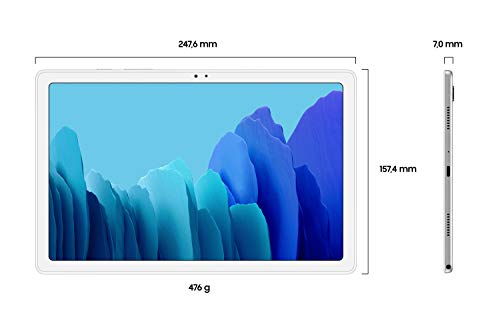 Samsung Galaxy Tab A7, Android Tablet, WiFi, 7.040 mAh Akku, 10,4 Zoll TFT Display, vier Lautsprecher, 32 GB/3 GB RAM, Tablet in Silber - Image 3