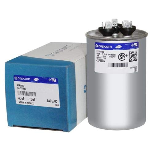 GE Replacement OEM Capacitor - 97F9883 / CPT01842-45/7.5 x 440 