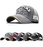 TRABIG Cap Herren Damen atmungsaktiver Retro-Stil, Baseball Cap Unisex Baumwolle, Verstellbare Ou...