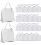 Kacctyen 100 Pcs Insulated Take Out Bags Bulk 9.5 x 6 x 9.5 in Thermal Insulation Food Bag for Co...