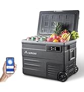 AAOBOSI Draagbare koelkast, 55 l, compressor, campingkoelkast, autokoelkast, wifi-app tegen...