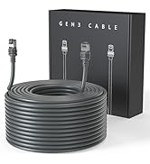 LUCMO 100FT/ 30M Starlink Gen 3 Cable for Starlink Standard Generation 3, Replacement Extension C...