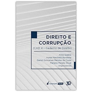 Capa do livro Direito E Corrupção - 2019