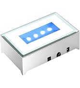 IFOLAINA Multicolor Changing LED Wood Light Base for Crystal Art Resin Pedestal Lamp