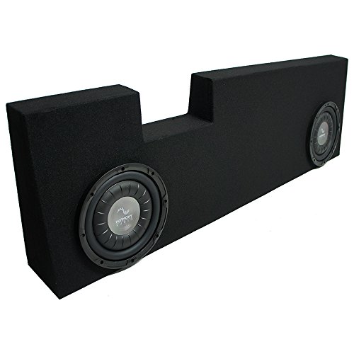 Harmony Audio F104 Dual 10" Sub Box Enclosure Compatible with 2001-2014 Ford F250 F350 Super Crew Truck