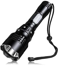 Torcia Subacquea LED UV 10W 100 Lumen, Impermeabile IP68 Con Luce Nera 395 Nm, Ricaricabile USB