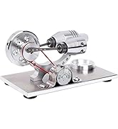 Sunnytech Hot Air Stirling Engine Motor Electricity Generator Educational Colorful LED SC (SC011)