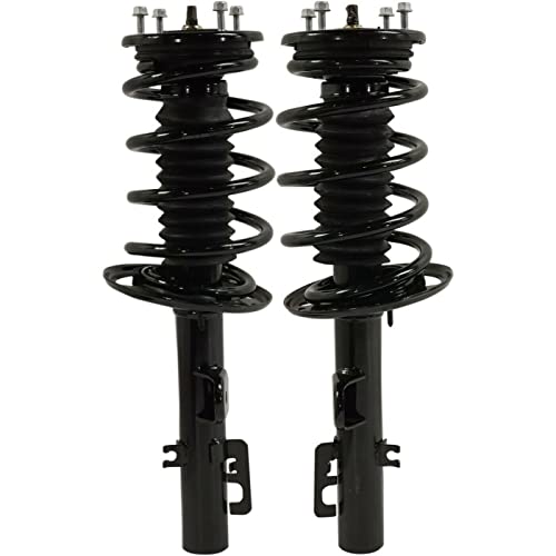 Shock Absorber and Strut Assembly Loaded Strut Compatible with 2010-2011 Ford Flex 2Pc Front Driver and Passenger Side