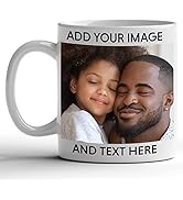 GotPrint Personalized Mugs with Text, Image, Name, Picture, Photo, Logo Design Your Own Custom Ce...