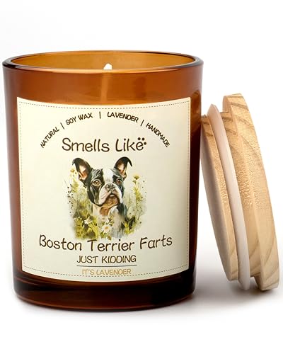 German Shepherd Gifts for Women - Dog Mom Candles Lavender Natural Dog Farts Candles Pet Friendly Safe Scented Candle Themed Gifts for Women Soy Wax Present Idea for Pet Lovers Decor