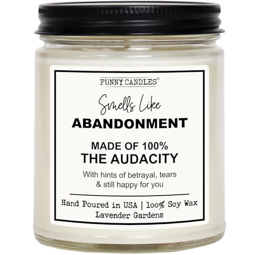 – Hilarious Congrats Gift for Graduates, Promotions, New Jobs, Boss, Good Luck, Motivational or Just Crushing Life, Vanilla Scented, 100% Soy Wax, USA Made