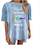 Custom T Shirts for Men/Women 2025 Design Your Own Shirt Add Text/Image/Logo Personalized Graphic...