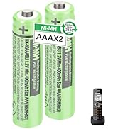 OSIM 2Pack BK-40AAABU Ni-MH AAA Rechargeable Batteries 400mah AAA Ni-MH Rechargeable Batteries 1....