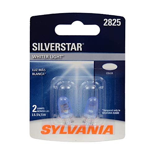 SYLVANIA 2825ST.BP2 SilverStar High Performance Miniature Bulb, (Contains 2 Bulbs)